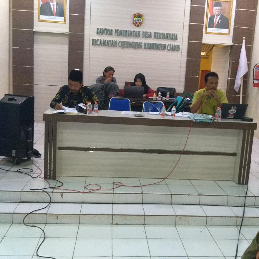 MUSYAWARAH DESA LAPORAN PERTANGGUNGJAWABAN APBDES TAHUN ANGGARAN 2022