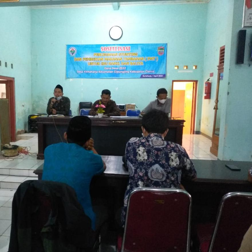 Rapat Koordinasi tingkat Desa Kertaharja