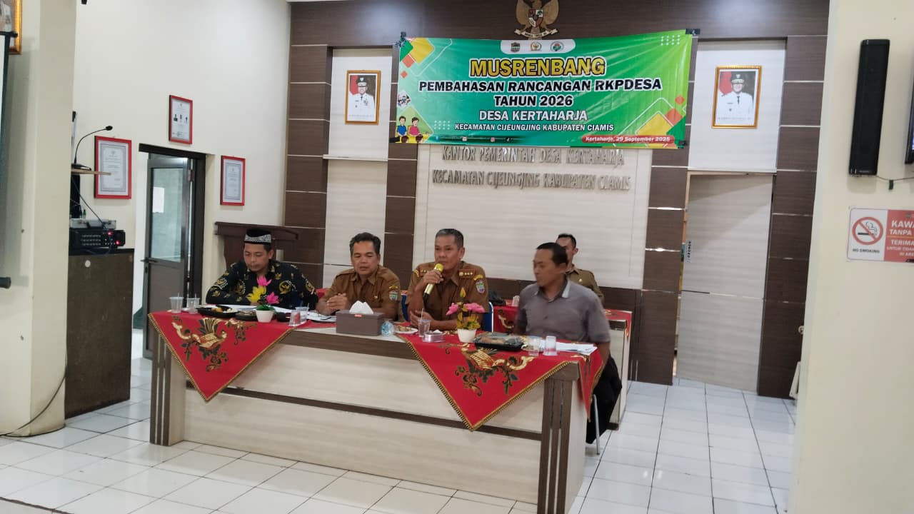 Musrenbang Kertaharja Sepakati Rancangan RKPDesa 2026